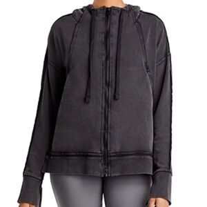 Free People women’s large faded black Fp Movement Only One Hoodie